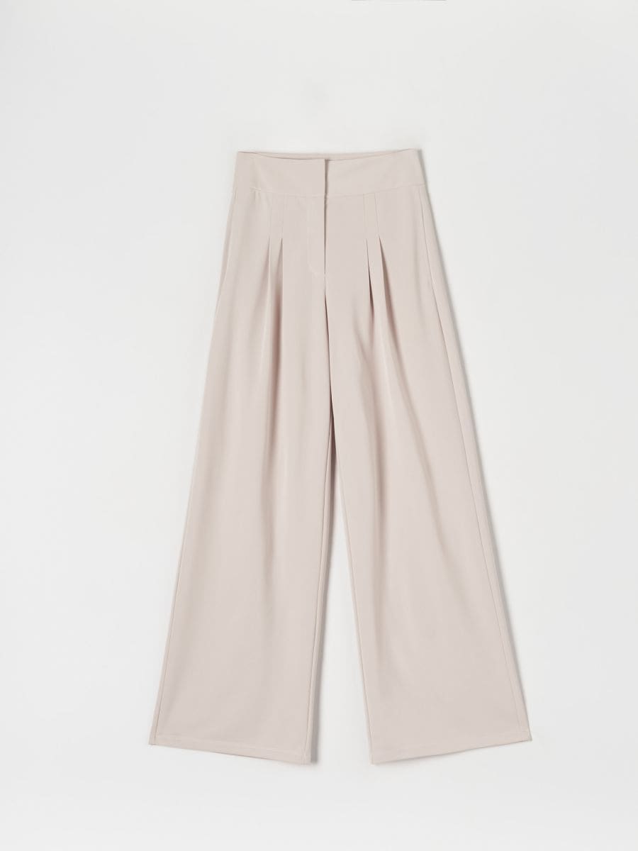 Елегантен панталон - телесен цвят - SINSAY