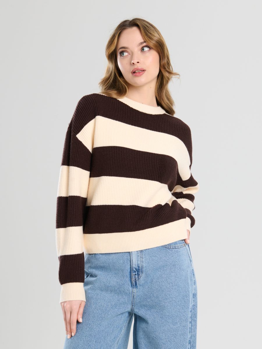 Sweter - khaki - SINSAY