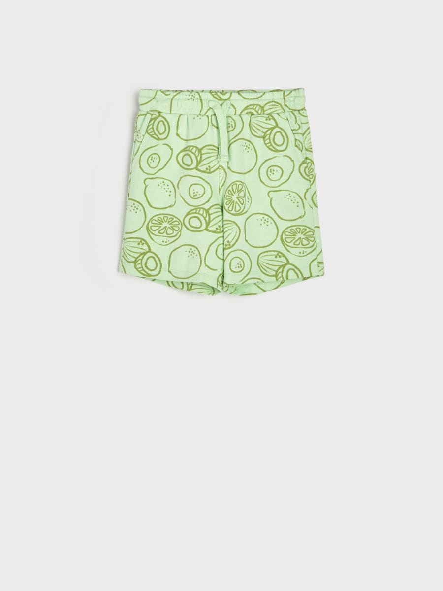 Pantaloni scurți - verde-pal - SINSAY