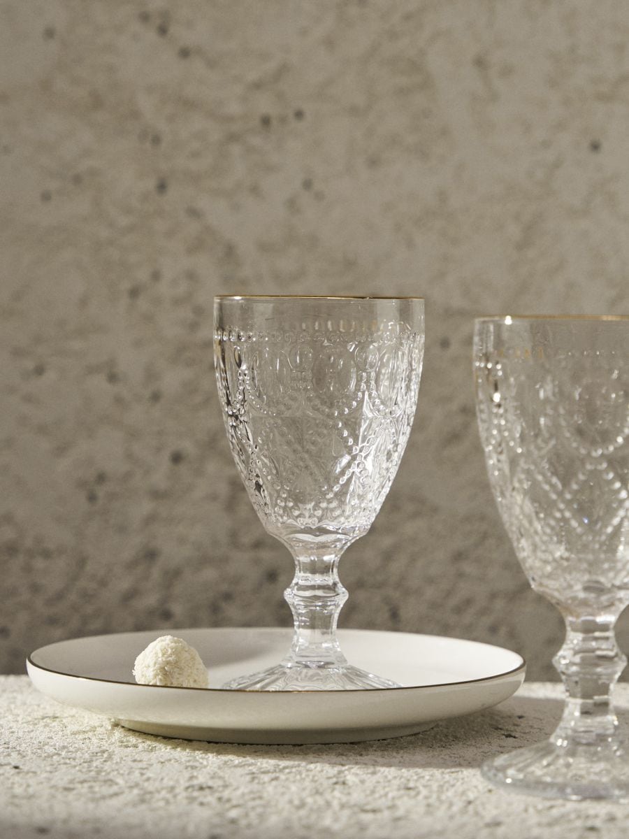 Σετ ποτηριών - λευκο - SINSAY