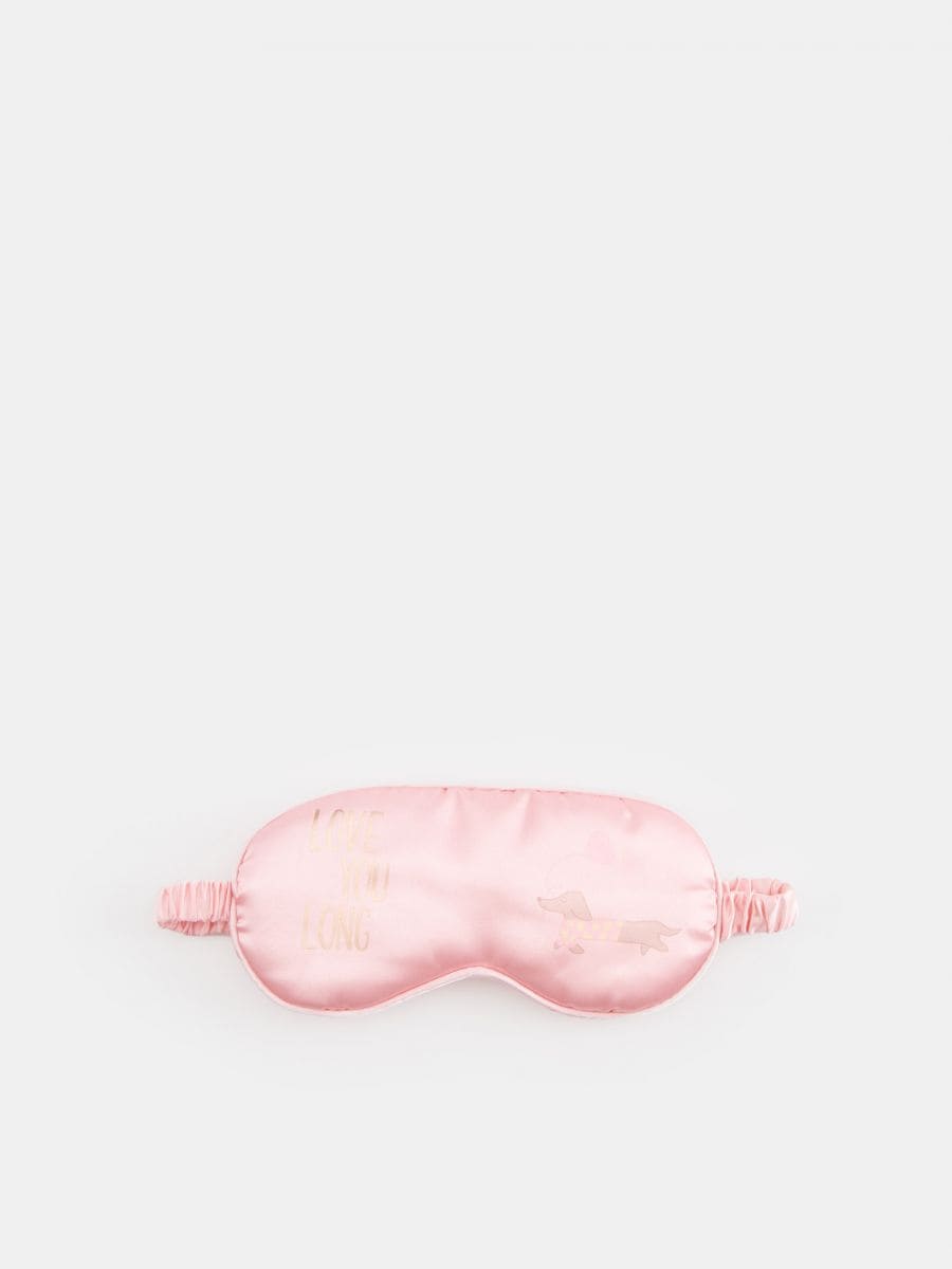 Maska do spania - różowy - SINSAY