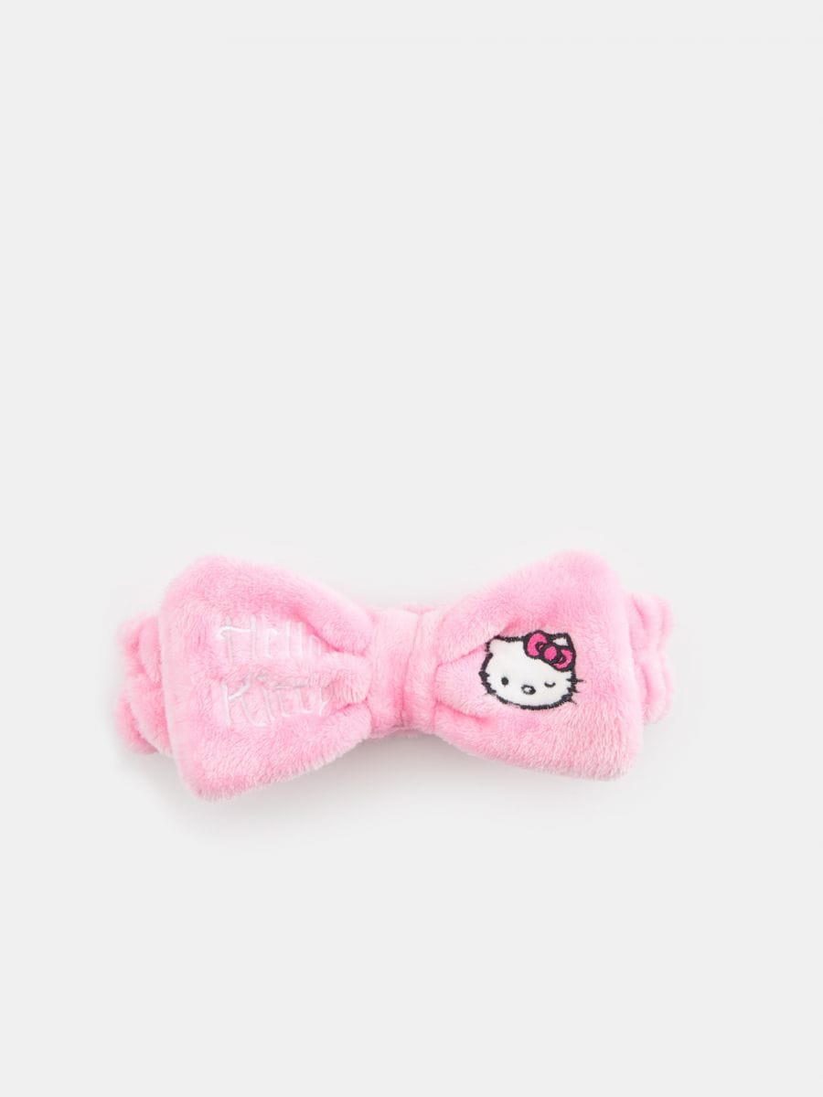 Kosmetická čelenka Hello Kitty - pastelová růžová - SINSAY
