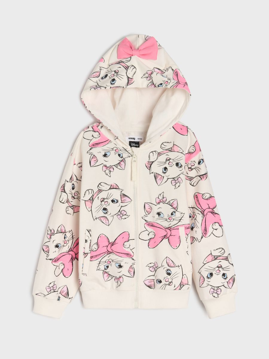 Bluza z kapturem The Aristocats - kremowy - SINSAY
