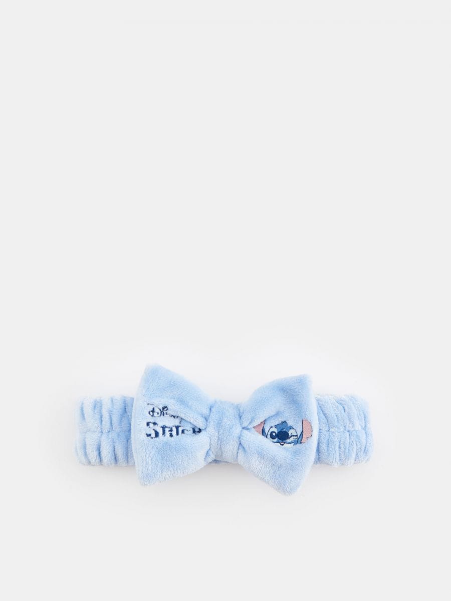 Kosmetická čelenka Stitch - modrá - SINSAY