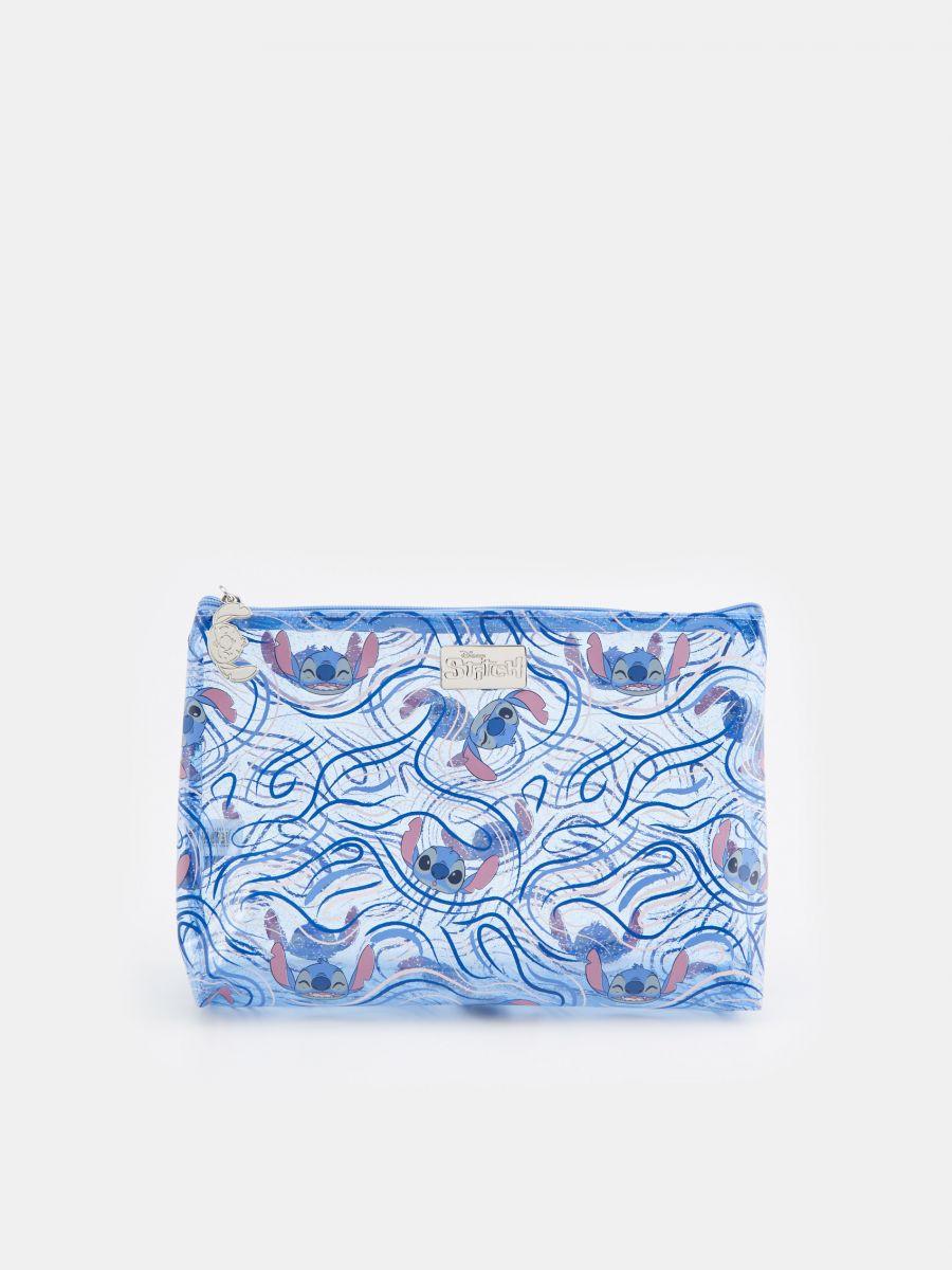 Kozmetička torba Stitch - zumbul plava - SINSAY