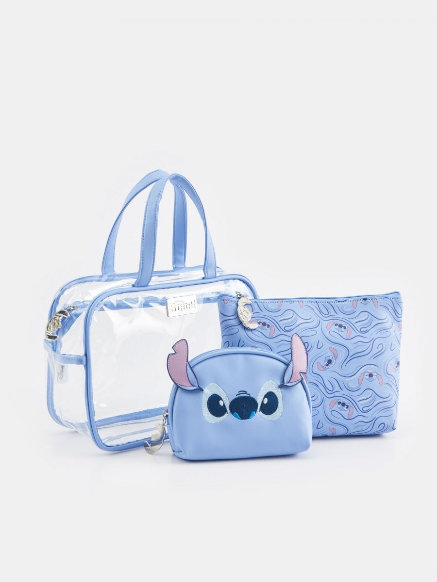 Kozmetička torbica Stitch 3 in 1 - plava - SINSAY