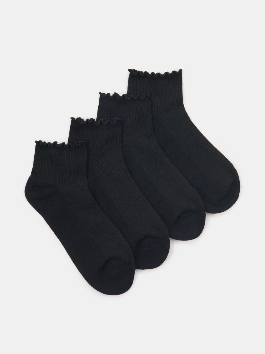 Calze 4 pack - nero - SINSAY