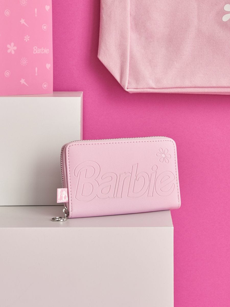 Peněženka Barbie - pastelová růžová - SINSAY