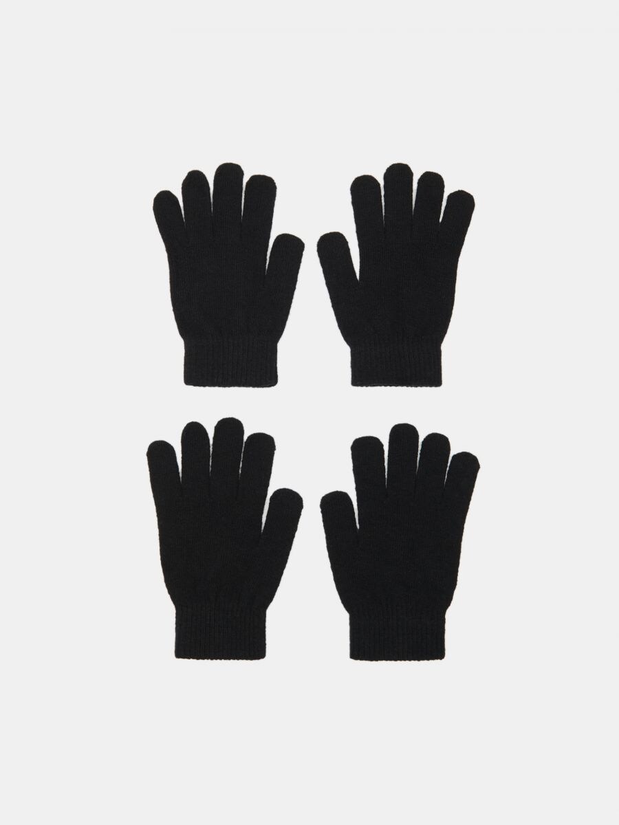 Rękawiczki 2 pack - czarny - SINSAY