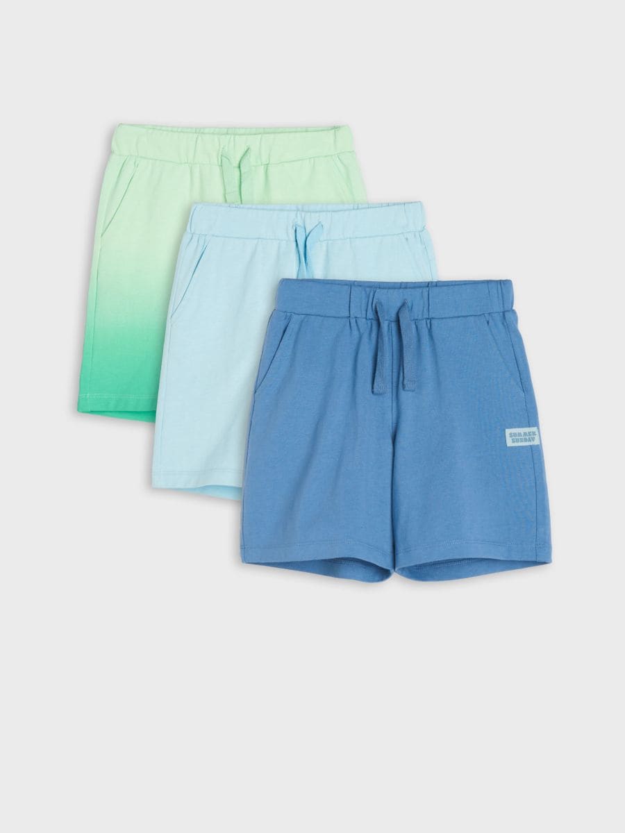 Shorts, 3er-Pack - Mehrfarbig - SINSAY