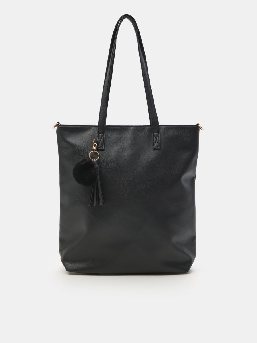 Faux leather bag Color black - SINSAY - 5869K-99X