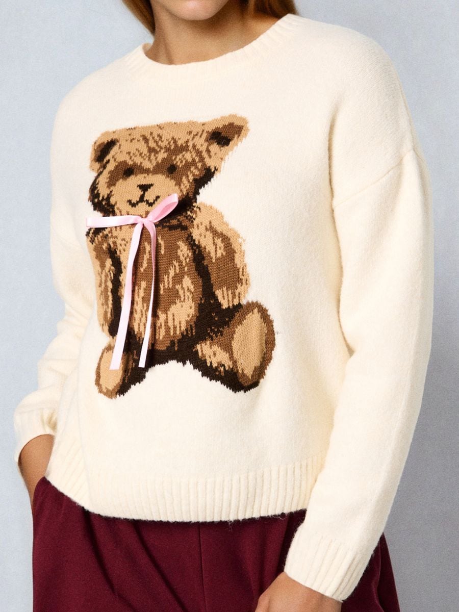 Kampsun trükiga - liivakarva - SINSAY