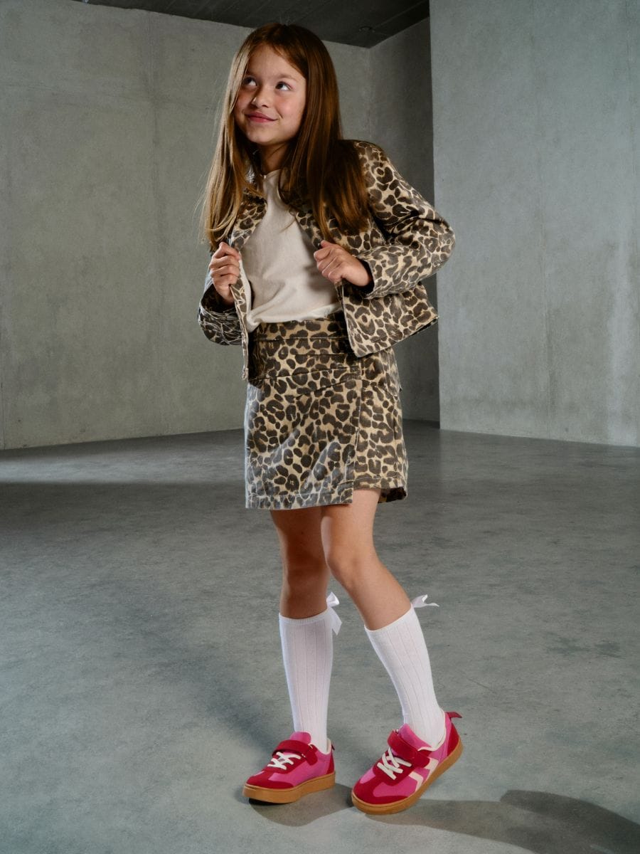 Suknja-šorts sa leopard dezenom - šareno - SINSAY