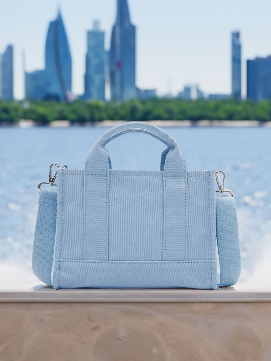 J'adior leather handbag Dior Blue in Leather - 28340633