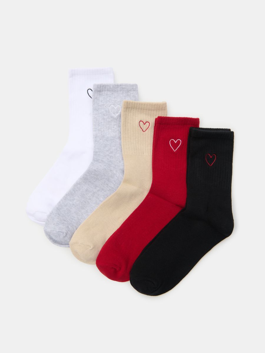 Dugačke čarape 5 pack - više boja - SINSAY