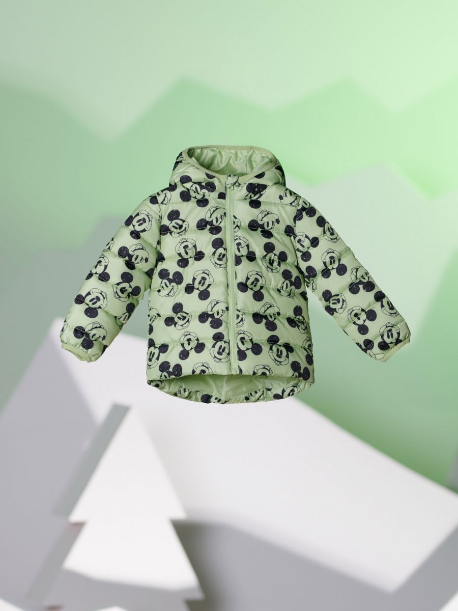 Mickey Mouse jacket - pale green - SINSAY