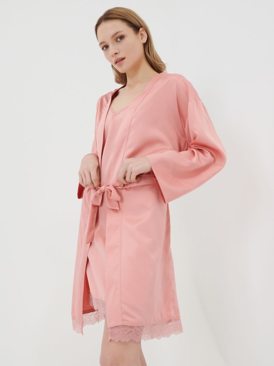 Kids Bathrobes for 3-12 years Dusty Rose | Luin Living
