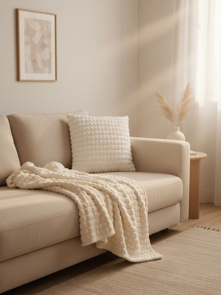 Poduszka - kremowy - SINSAY