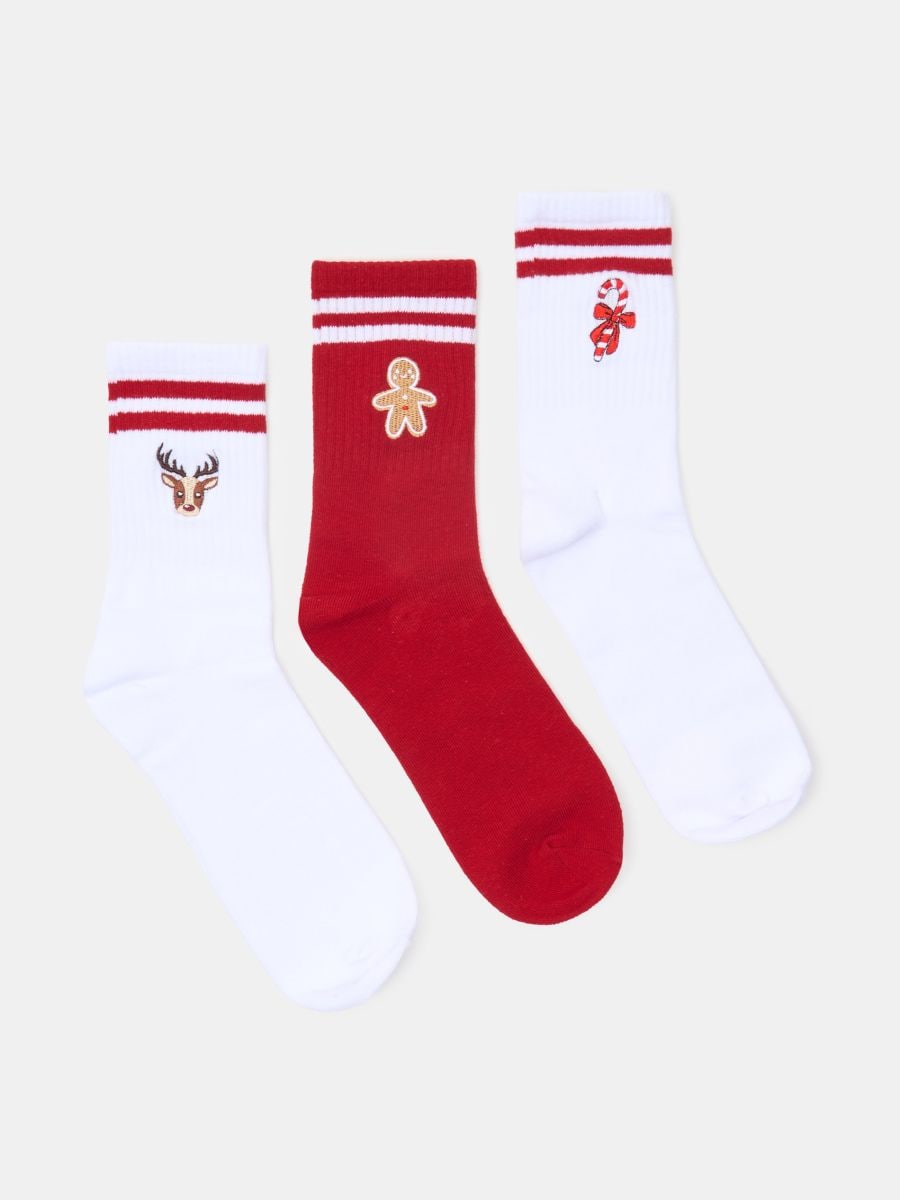 3 kojinių porų pakuotė - multicolor - SINSAY