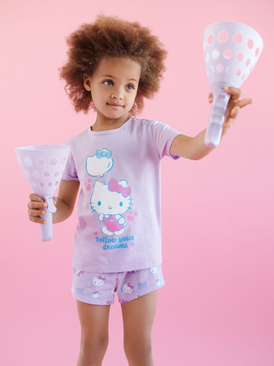 Hello Kitty pyjama set Color lavender - SINSAY - 4108J-04X