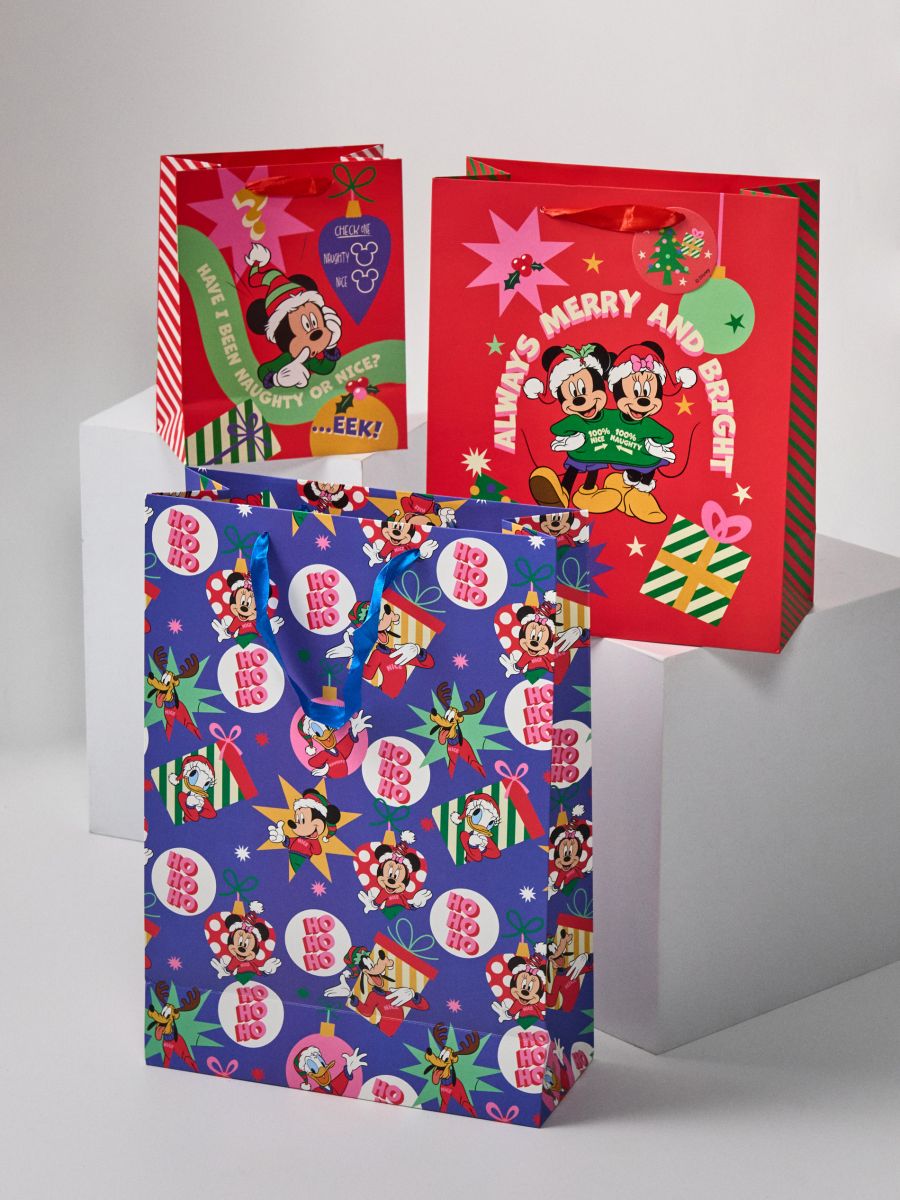 Подаръчни чанти, 3 броя Mickey Mouse - многоцветен - SINSAY