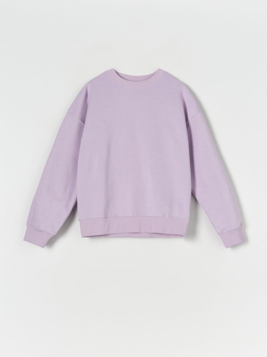 Bluza ze ściągaczami - fioletowy - SINSAY
