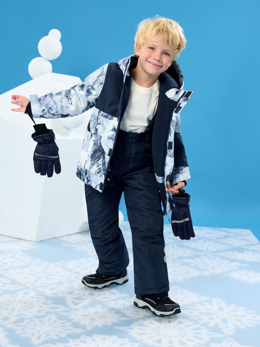 Pantalone za sneg - mornarsko - SINSAY