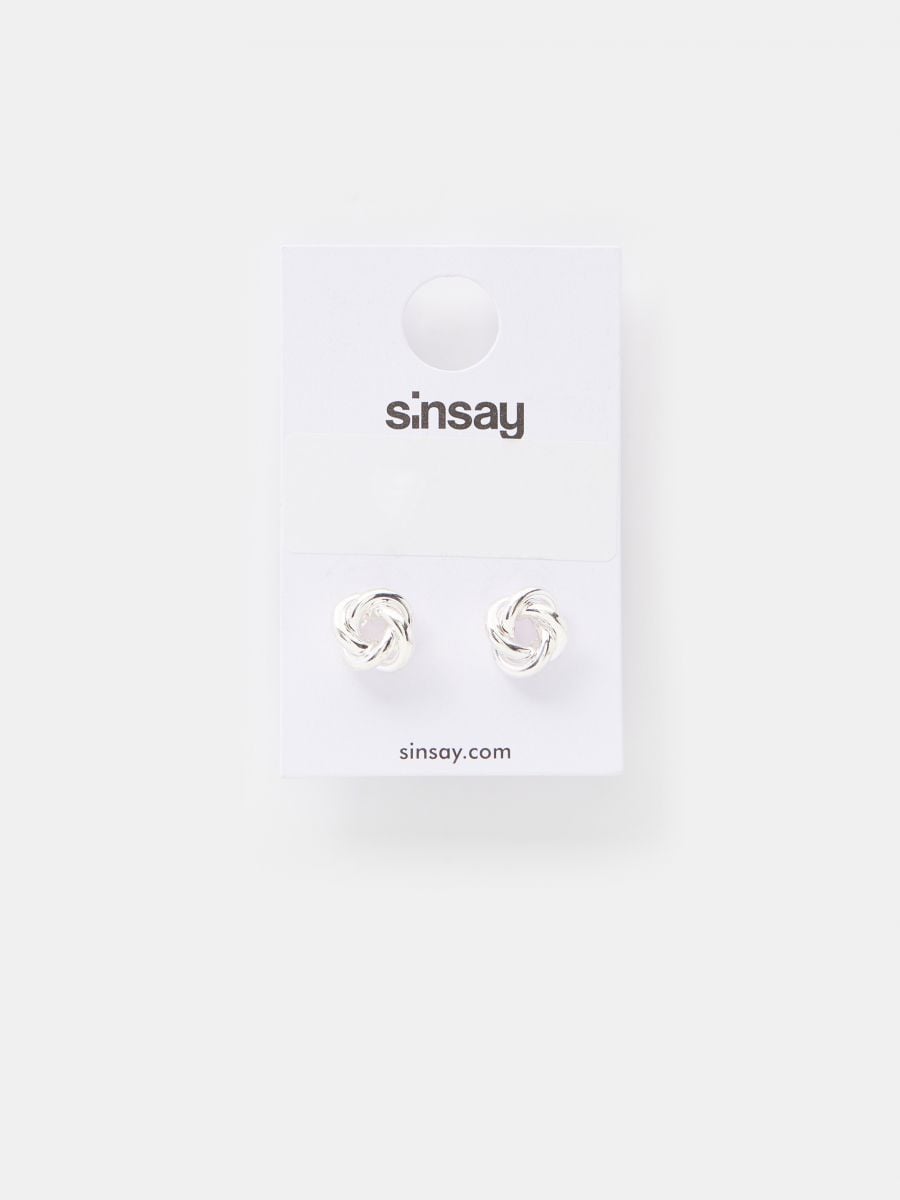 Earrings - silver - SINSAY