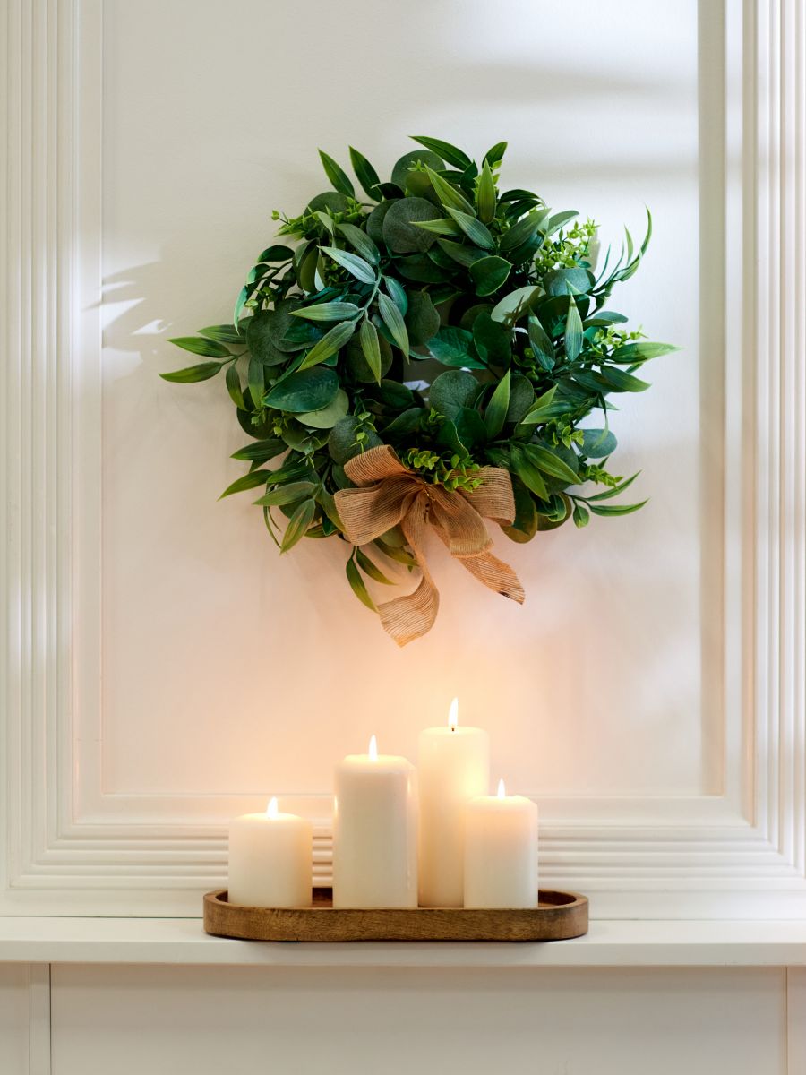 Decorative wreath - light green - SINSAY