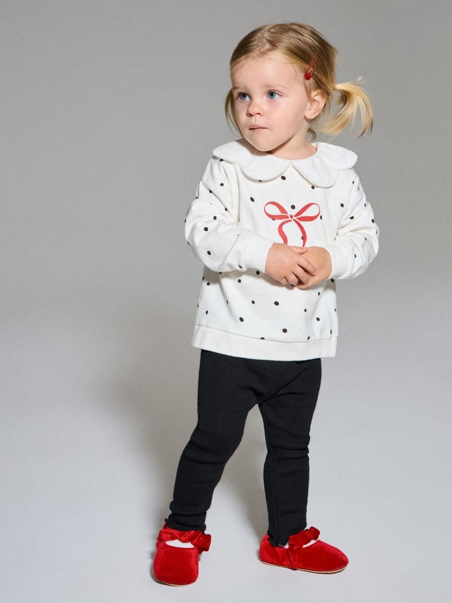 Komplet duks i helanke - krem - SINSAY