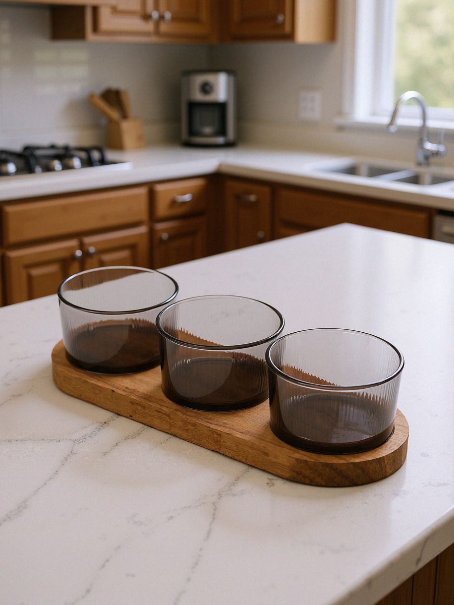 Serveerimisalus kolme kausiga - beež - SINSAY