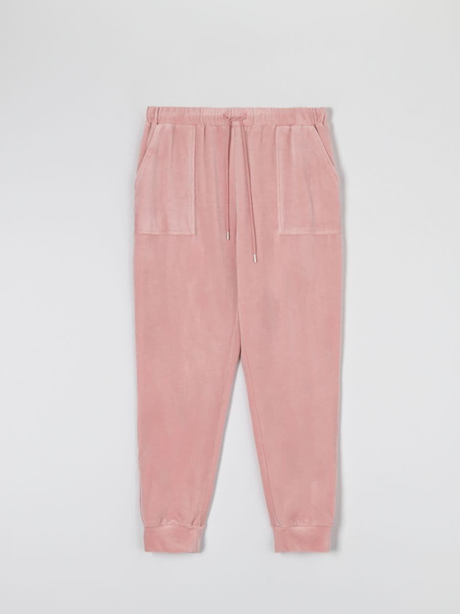 Pantaloni sport - roz-pastel - SINSAY