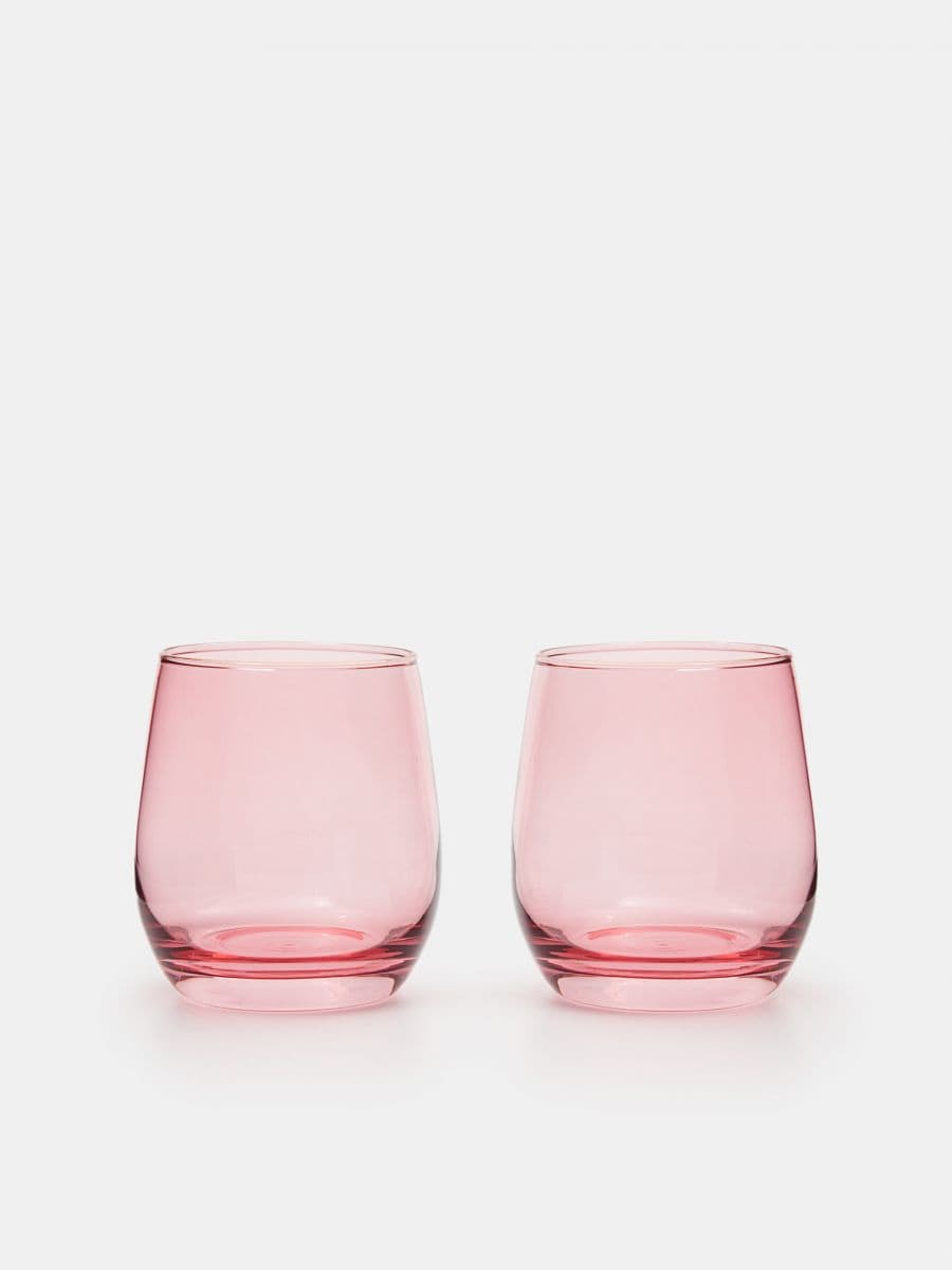Confezione da 2 bicchieri Colore rosa pastello - SINSAY - 4209O-03X