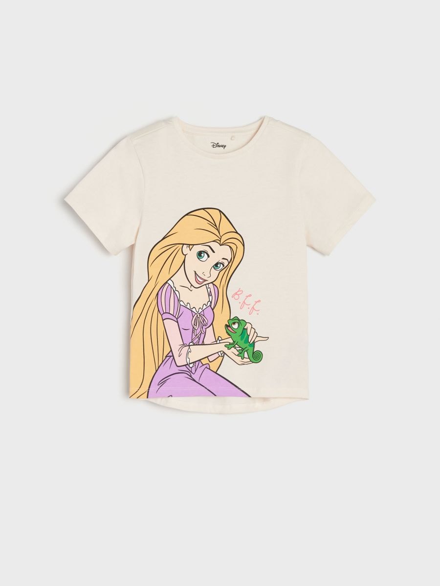Rapunzel T-shirt - cream - SINSAY