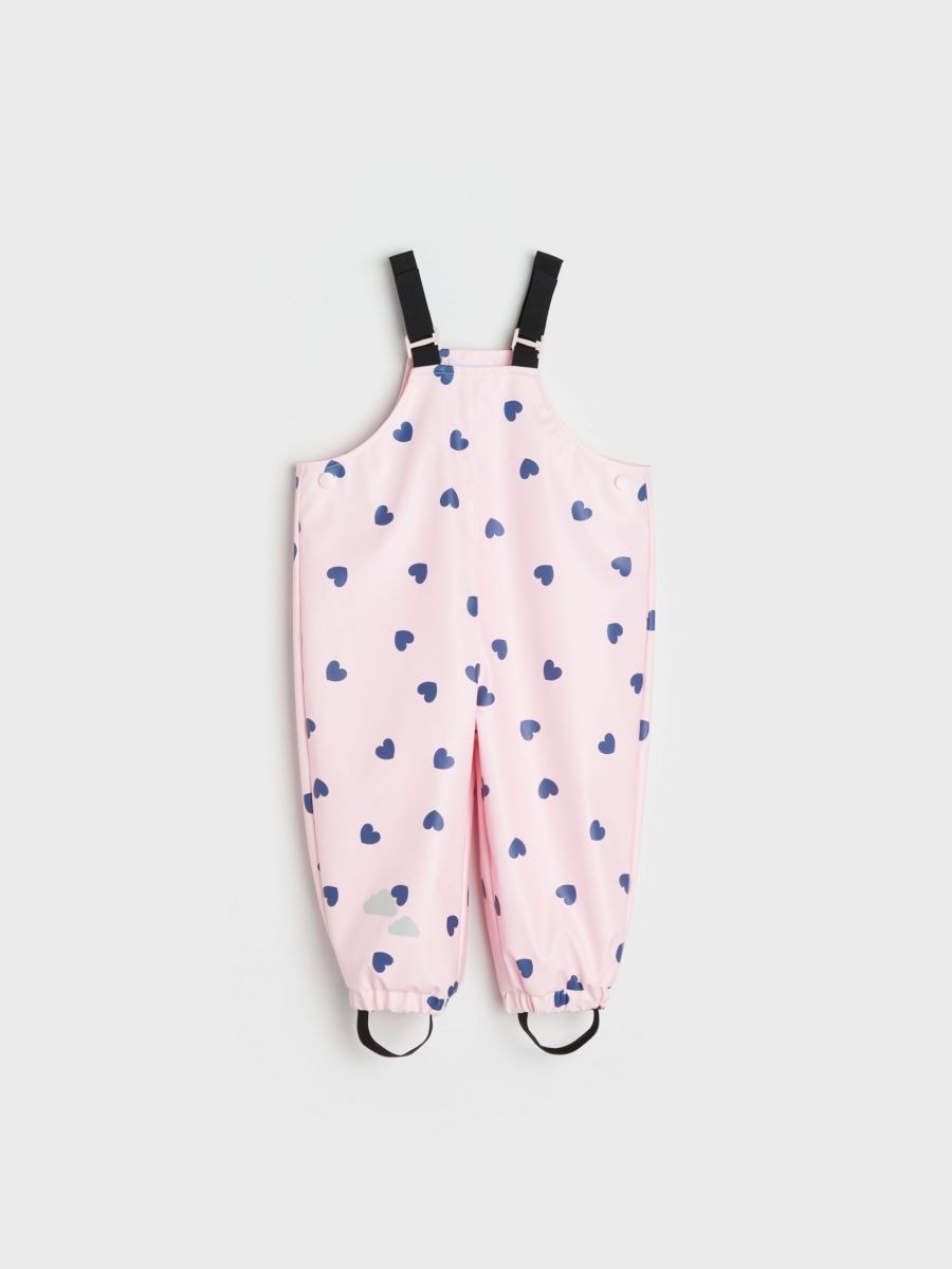 Pantaloni impermeabili - rosa pastello - SINSAY