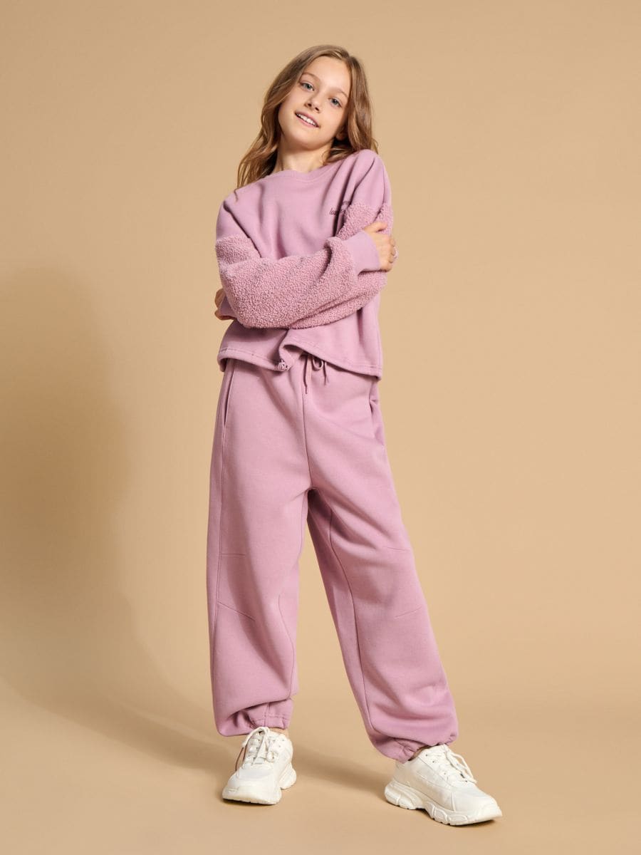 Pantalone - prljavo roze - SINSAY