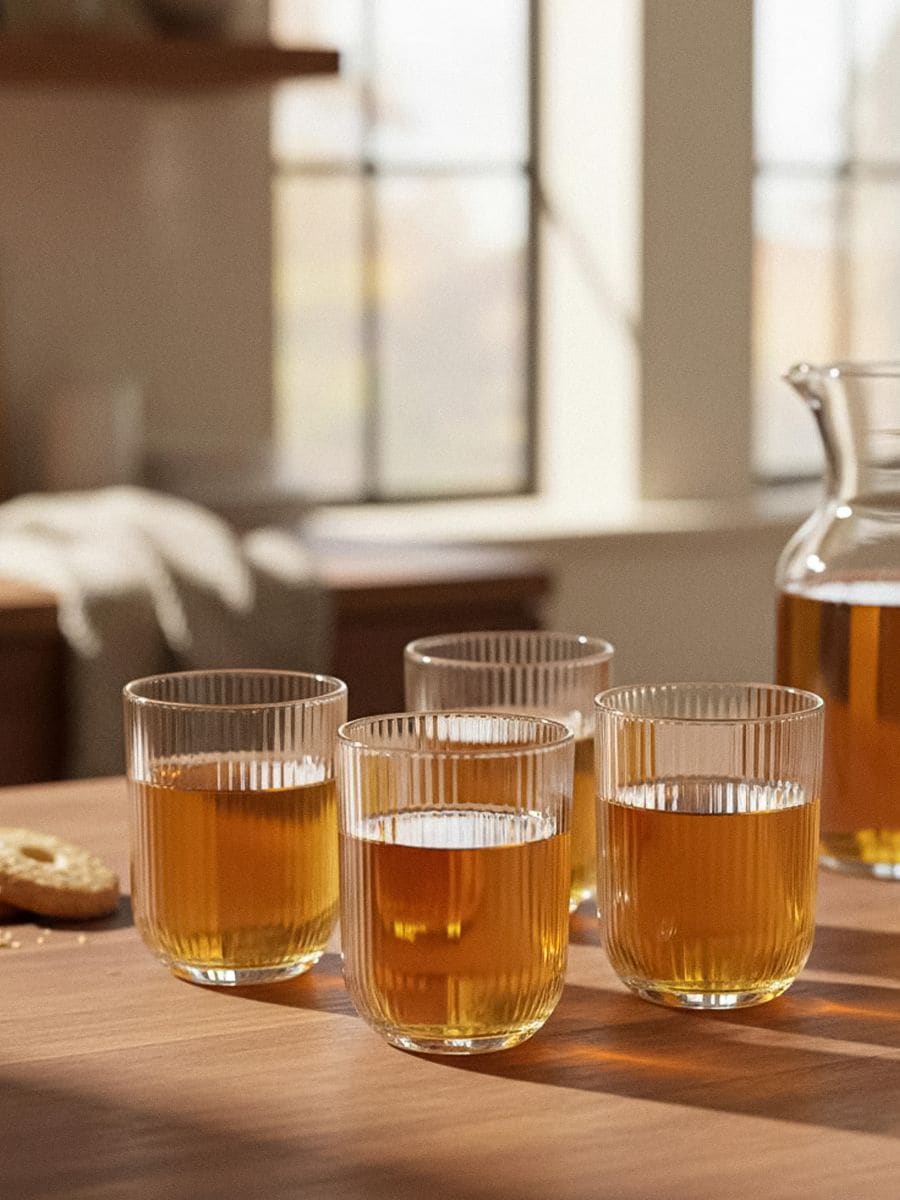 Rebraste kozarce, 4 kosa - bela - SINSAY