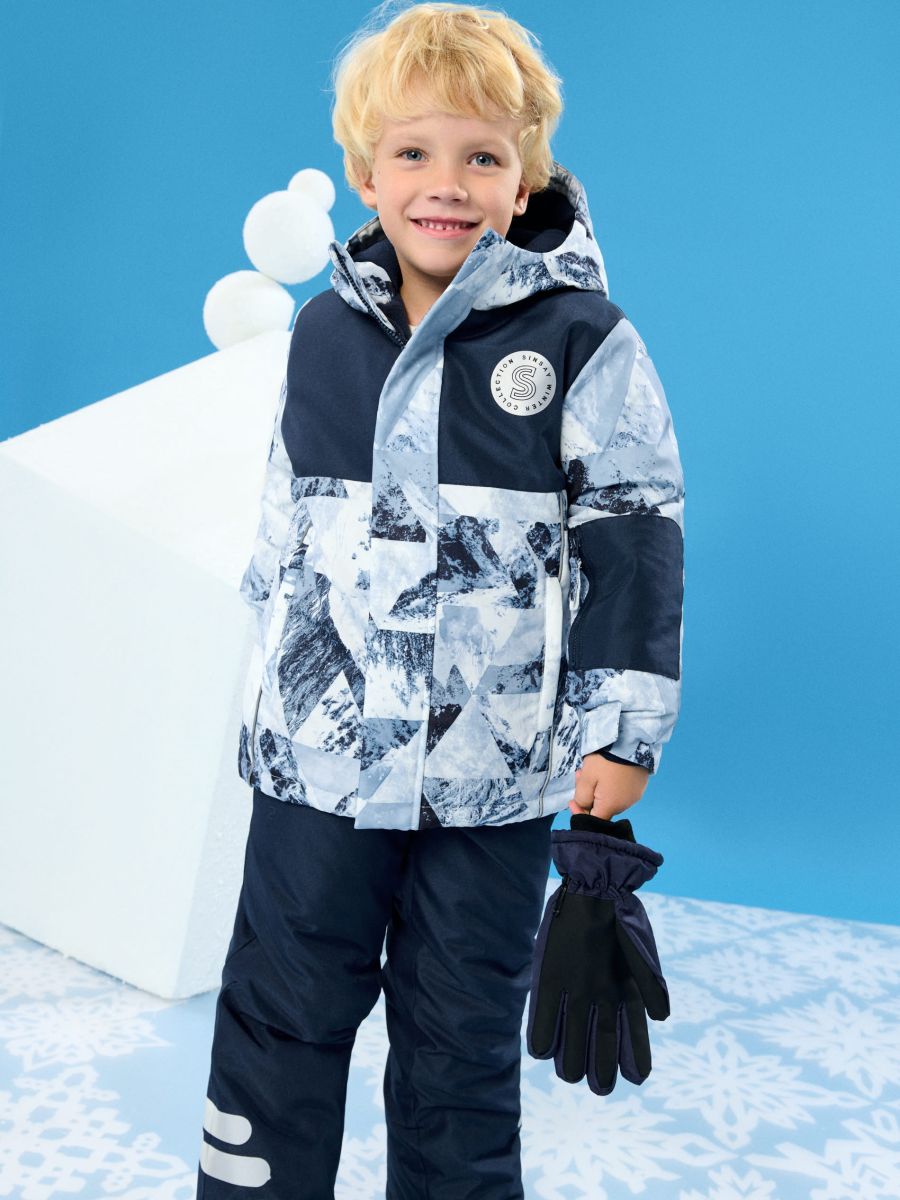 Kapuutsiga jope - tumesinine - SINSAY