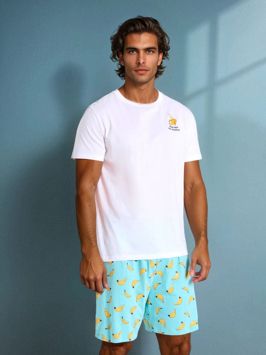 Pijama din două piese - multicolor - SINSAY