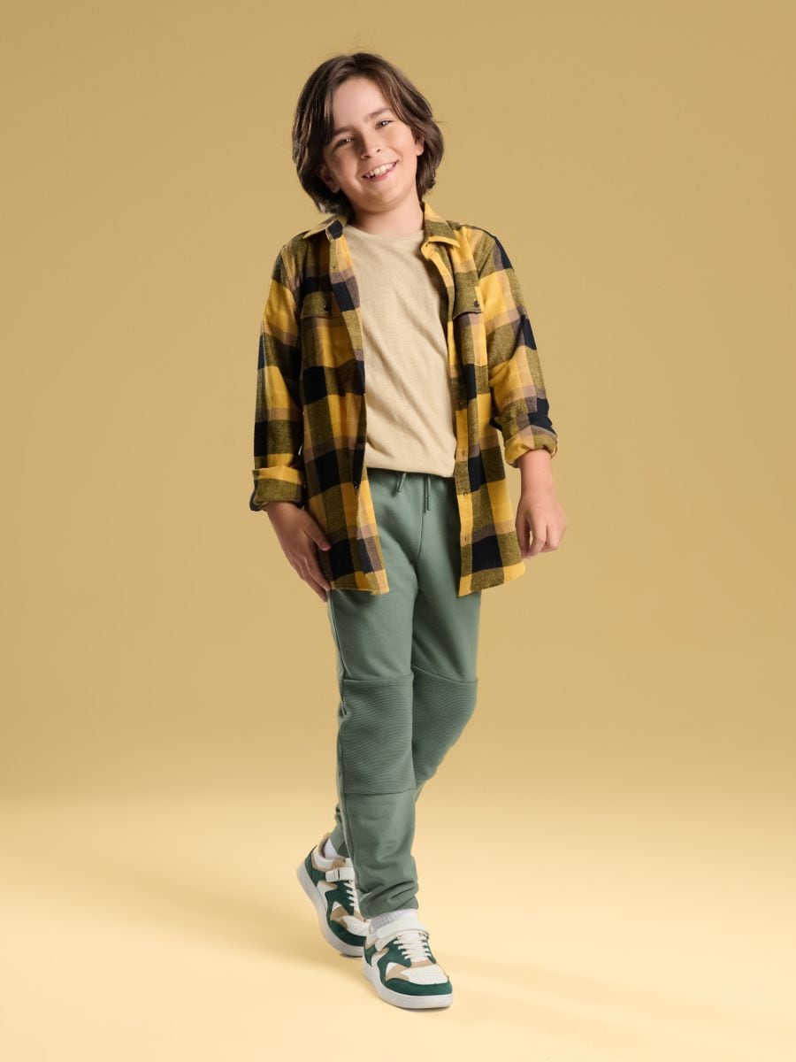 Kalhoty joggers - green spruce - SINSAY