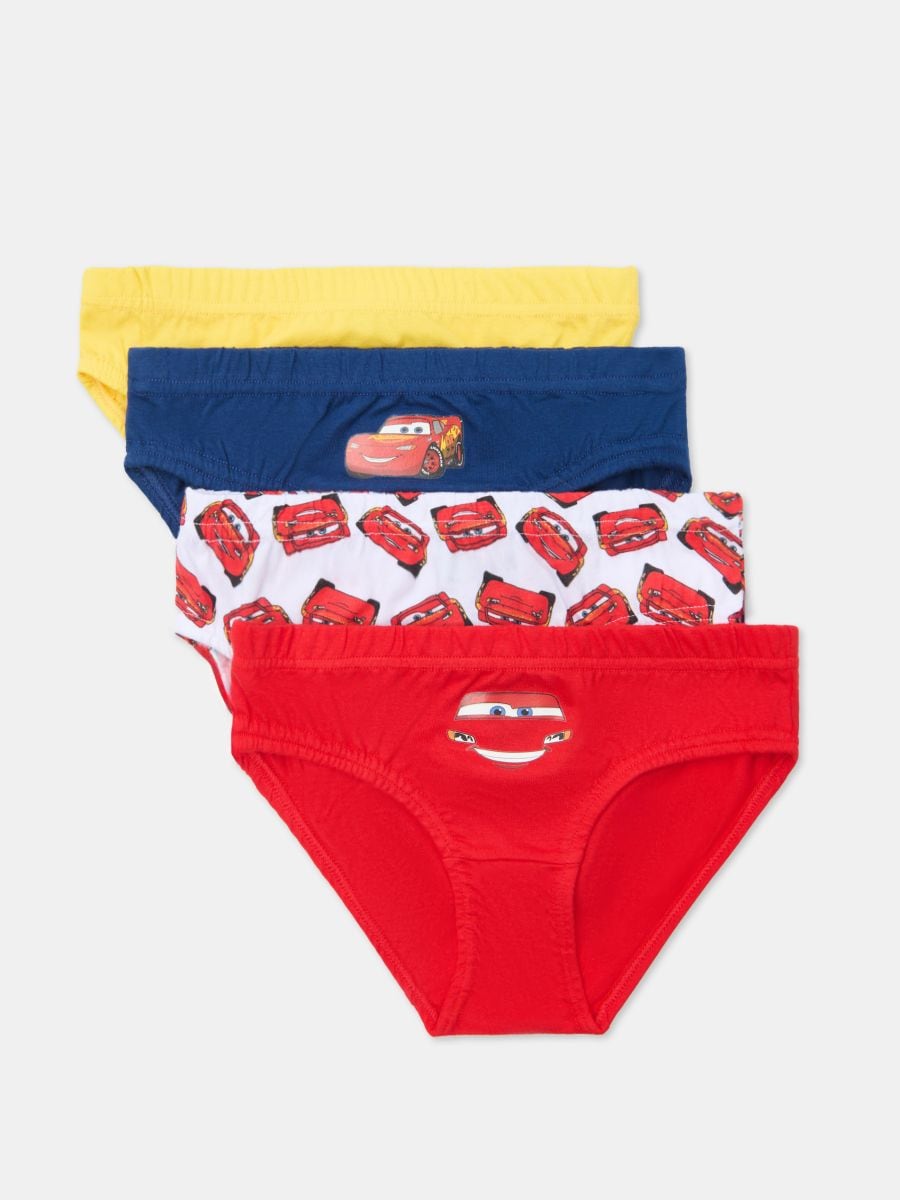Confezione da 4 paia di slip Cars - multicolor - SINSAY