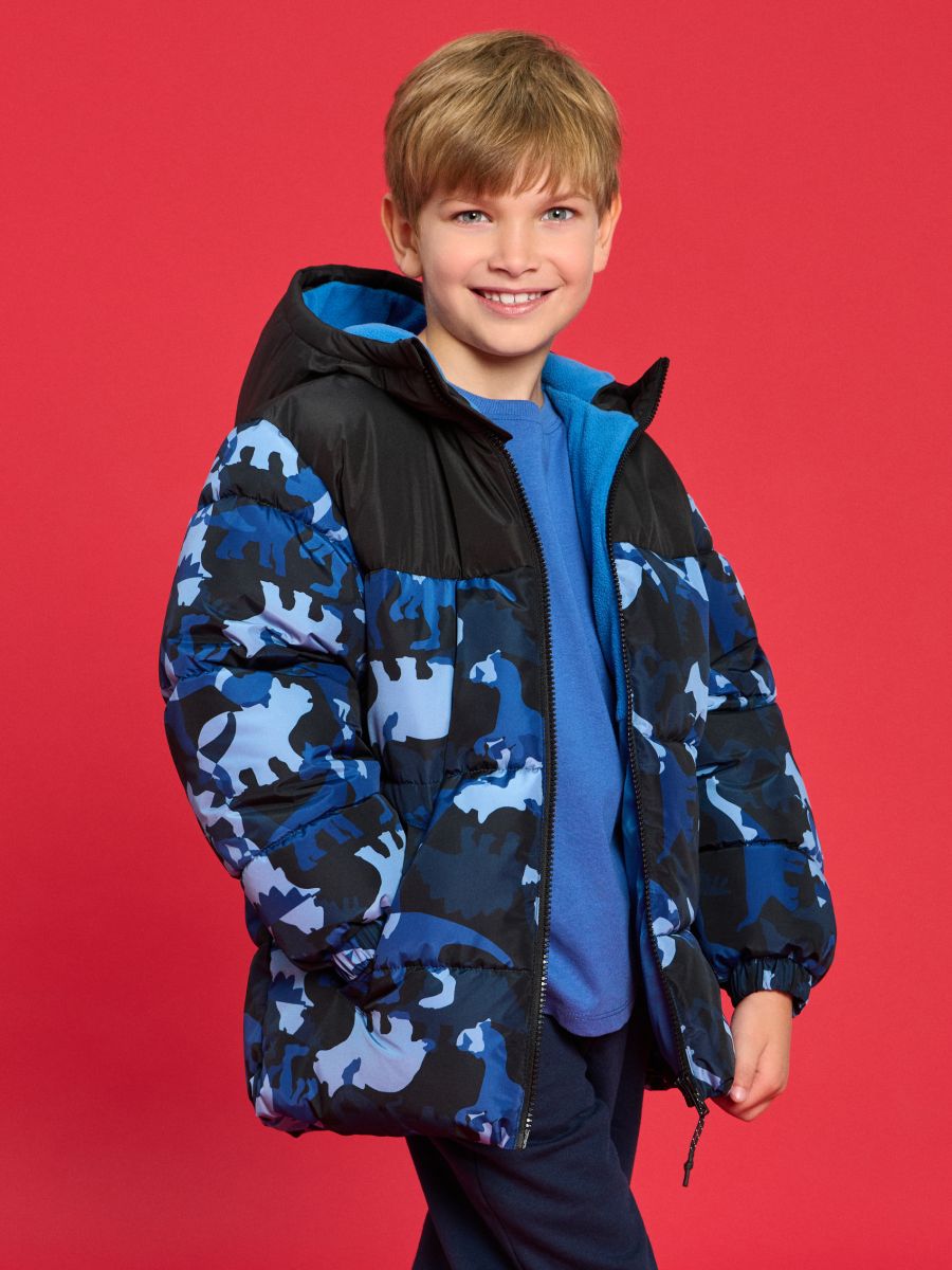 Puffer μπουφάν - πολυχρωμο - SINSAY