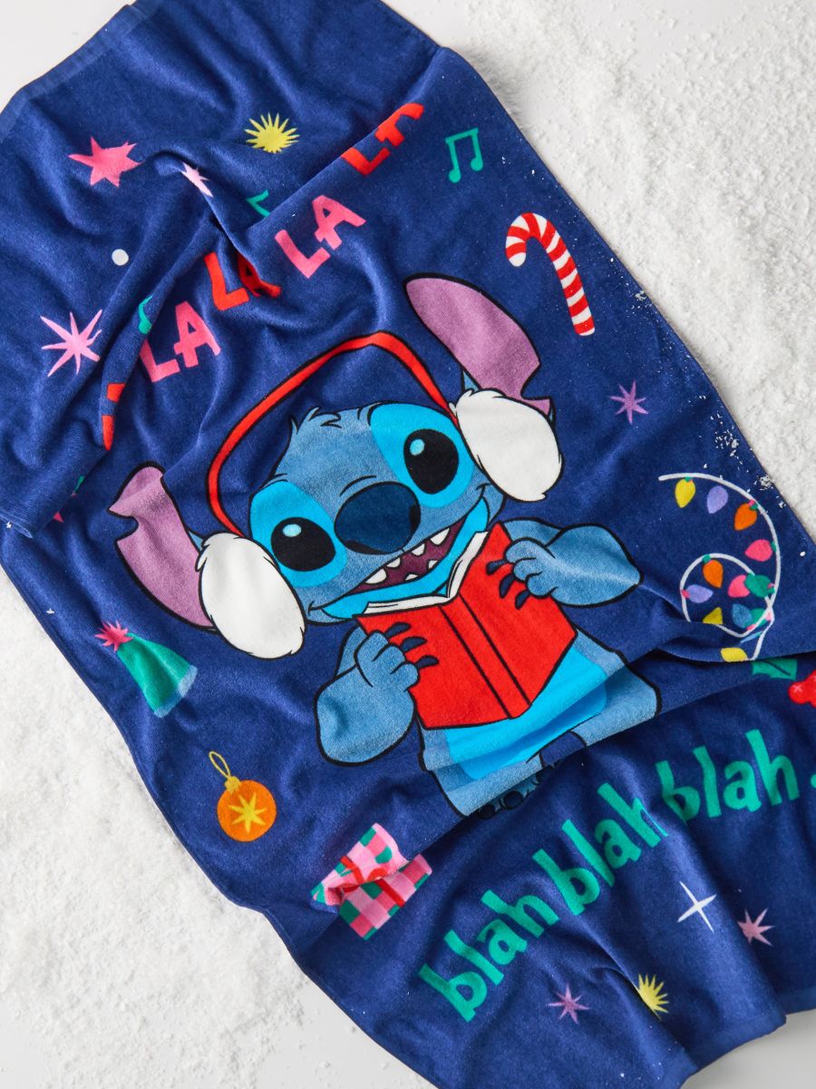 Ručnik Lilo & Stitch - mornarsko plava - SINSAY