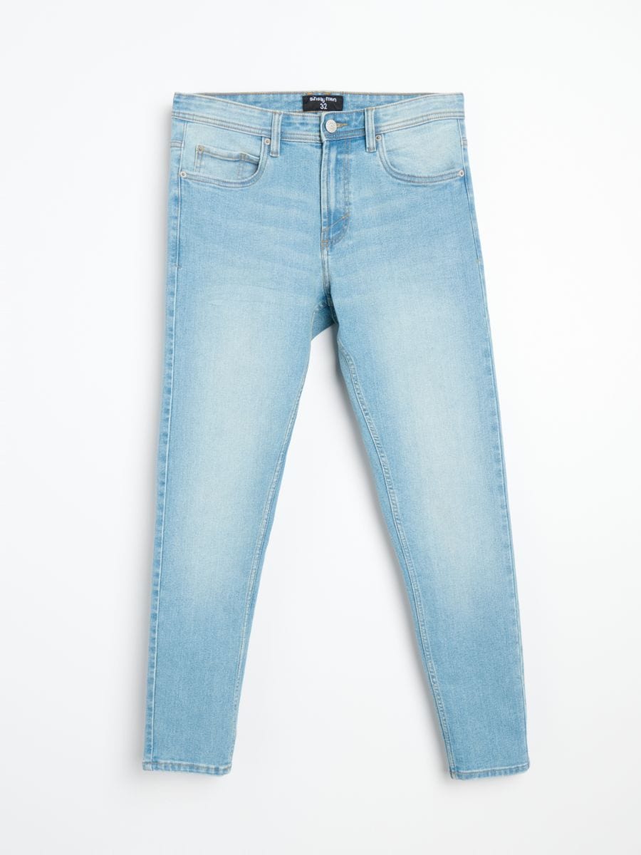 Slim fit traperice - plava - SINSAY