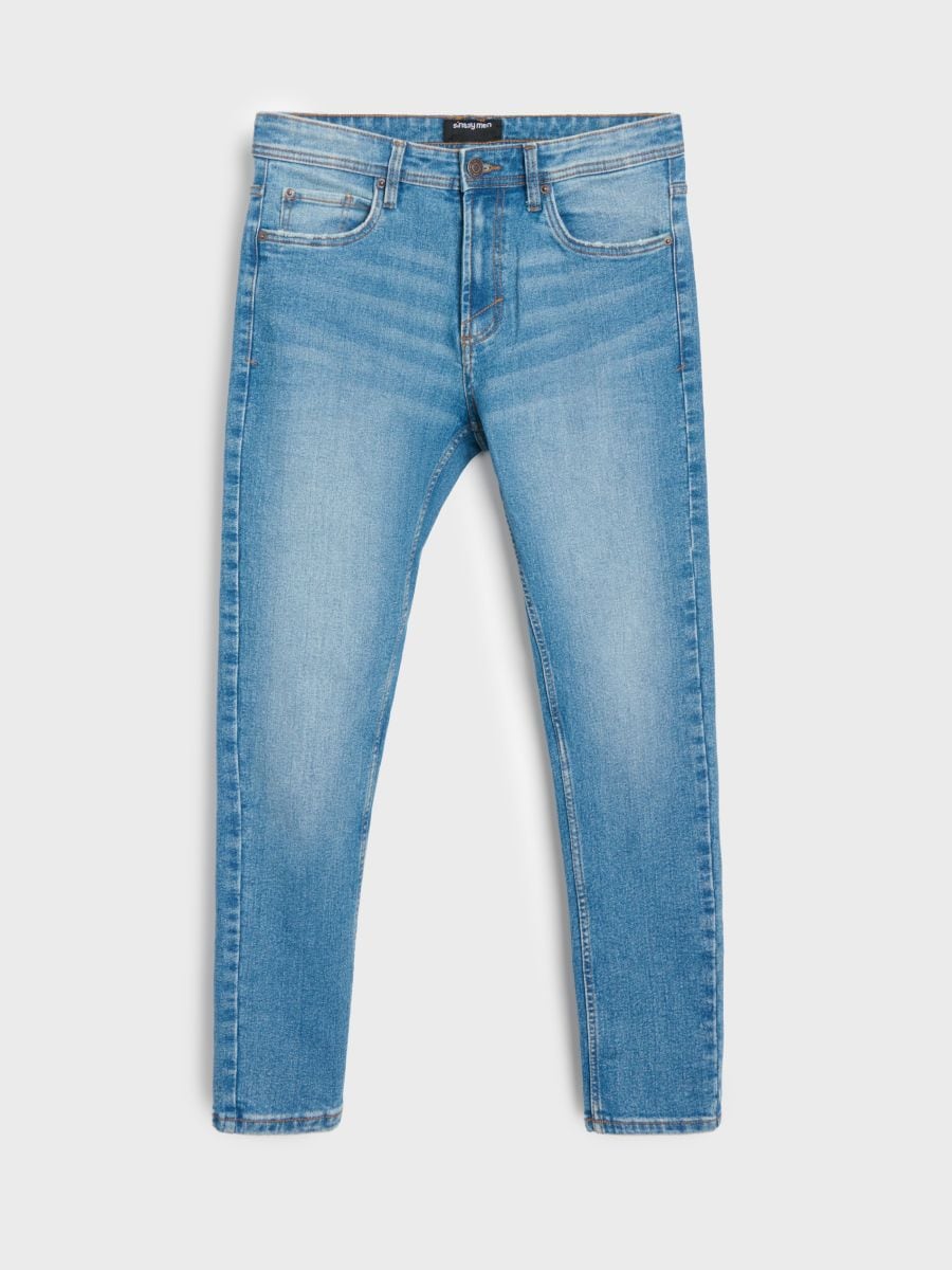 Jeansy slim fit - granatowy - SINSAY
