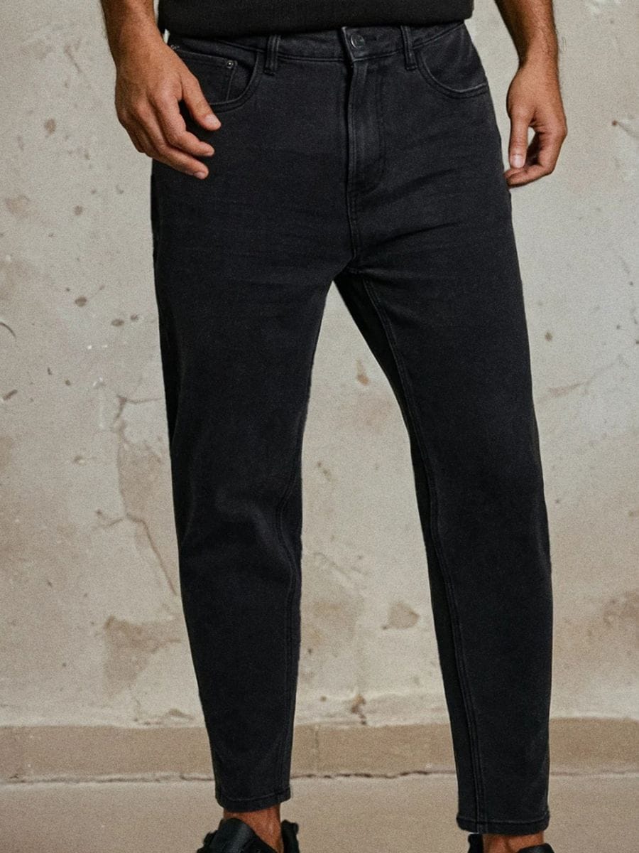 Slim fit jeans - crno - SINSAY