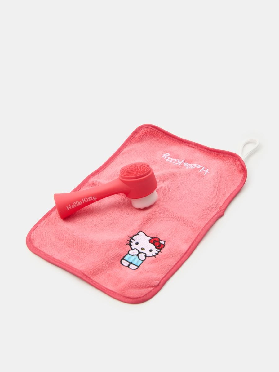 Veido valymo rinkinys Hello Kitty - ryškiai rožinė - SINSAY