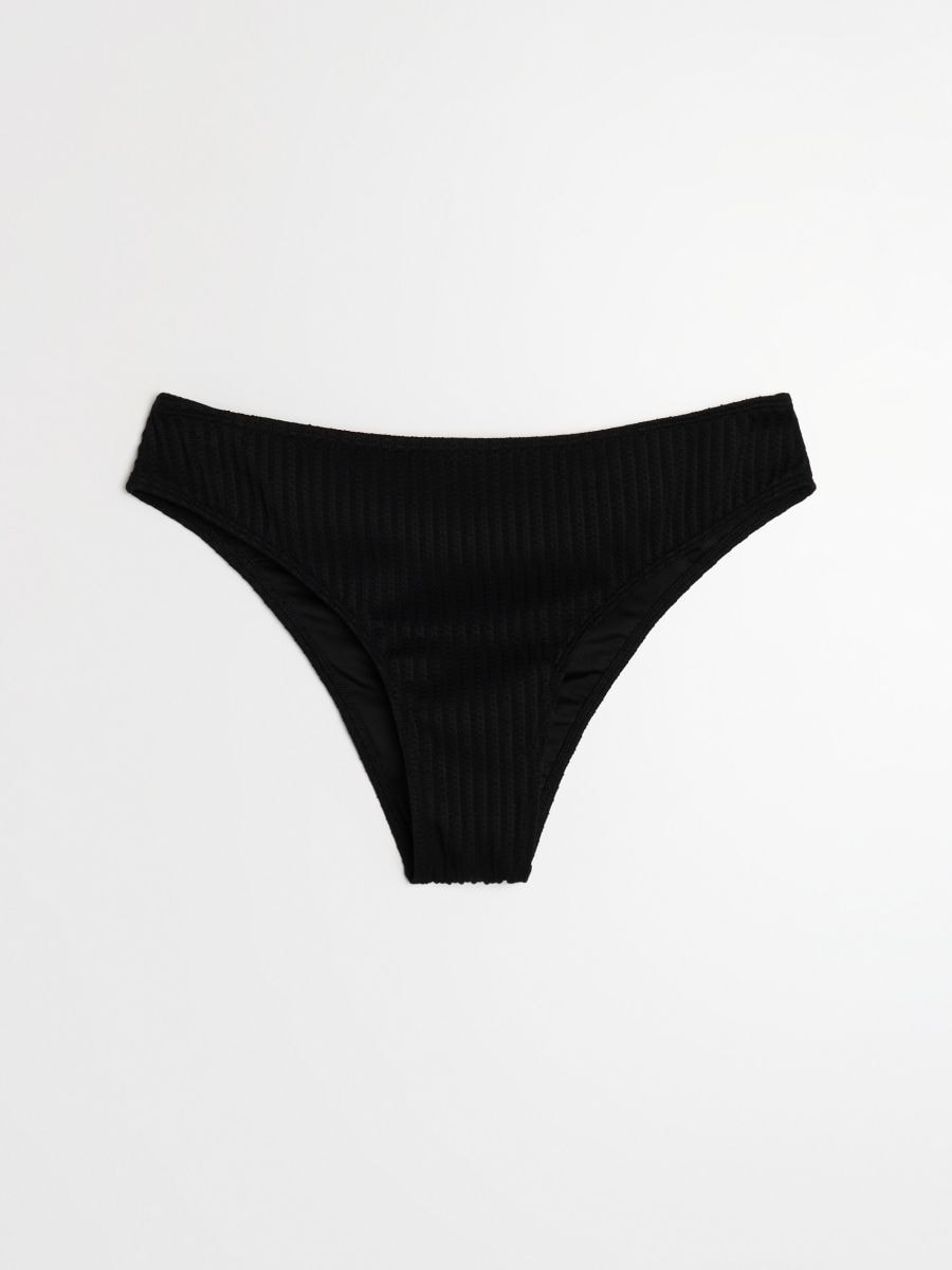 Slip bikini strutturato - nero - SINSAY
