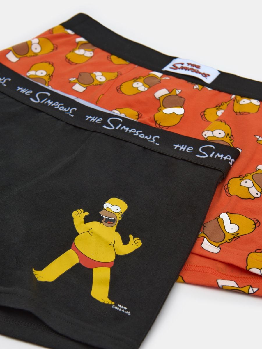 Bokserice - 2 para The Simpsons - više boja - SINSAY
