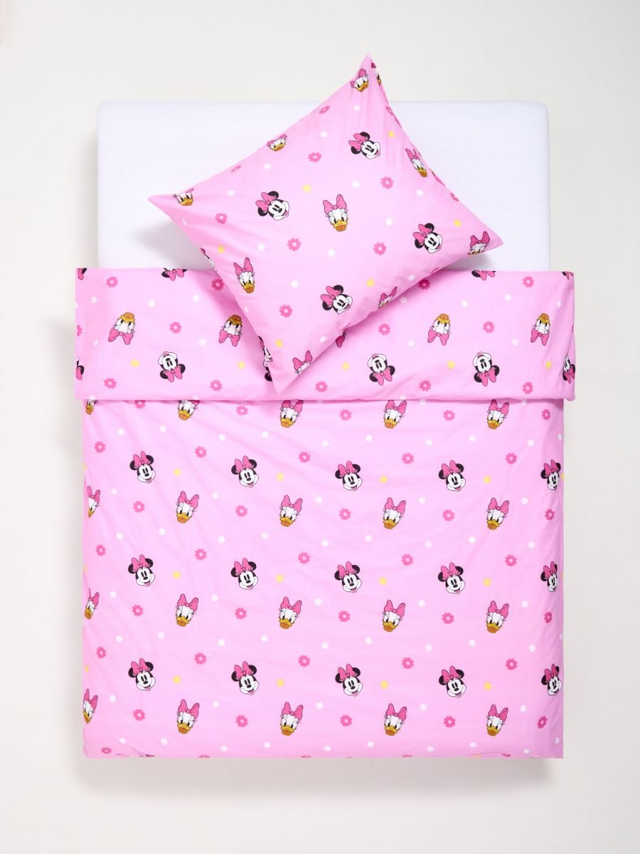 Komplet pamučne posteljine Disney - roze - SINSAY